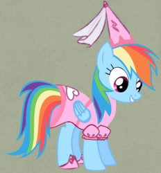 Size: 581x627 | Tagged: safe, artist:darlycatmake, rainbow dash, pegasus, adorasexy, adorkable, clothes, cute, dashabetes, dork, dress, dressup, happy, hennin, looking down, pretty, princess, princess costume, princess rainbow dash, rainbow dash always dresses in style, sexy, shoes, smiling, wide eyes