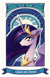 Size: 777x1200 | Tagged: safe, artist:skyeypony, twilight sparkle, alicorn, pony, g4, the last problem, card, ethereal mane, older, older twilight, older twilight sparkle (alicorn), princess twilight 2.0, twilight sparkle (alicorn)