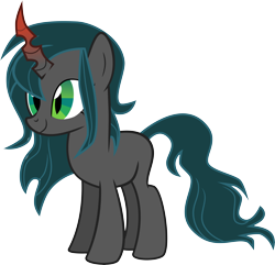Size: 7827x7554 | Tagged: safe, artist:shootingstarsentry, oc, oc:nightshade (digimonlover101), changepony, hybrid, absurd resolution, female, interspecies offspring, offspring, parent:king sombra, parent:queen chrysalis, parents:chrysombra, simple background, solo, transparent background, vector