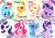 Size: 5120x3620 | Tagged: safe, artist:julunis14, applejack, fluttershy, pinkie pie, rainbow dash, rarity, starlight glimmer, trixie, twilight sparkle, alicorn, earth pony, pegasus, pony, unicorn, g4, :i, :p, chest fluff, ear fluff, floppy ears, i mean i see, mane six, open mouth, tongue out, wing hands, wings, yay