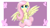 Size: 6324x3584 | Tagged: safe, artist:enviaart, fluttershy, butterfly, pegasus, pony, g4, absurd resolution, blush sticker, blushing, cute, eye clipping through hair, female, full face view, looking at you, looking up, mare, outline, passepartout, shyabetes, sitting, smiling, solo, spread wings, white outline, wings