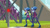 Size: 3410x1920 | Tagged: safe, screencap, lemon zest, sunny flare, equestria girls, g4, my little pony equestria girls: friendship games, duo, duo female, female, friendship games outfit, friendship games speedskating outfit, goggles, helmet, high res, roller skates, smiling, speedskating outfit, tri-cross relay outfit