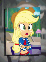 Size: 1080x1440 | Tagged: safe, edit, edited screencap, editor:sunset_1, screencap, apple bloom, applejack, fluttershy, scootaloo, spike, sweetie belle, dog, blue crushed, equestria girls, equestria girls specials, g4, happily ever after party, happily ever after party: applejack, lost and found, my little pony equestria girls, my little pony equestria girls: better together, my little pony equestria girls: forgotten friendship, my little pony equestria girls: friendship games, my little pony equestria girls: holidays unwrapped, my little pony equestria girls: legend of everfree, my little pony equestria girls: rainbow rocks, o come all ye squashful, turf war, winter break-in, animated, apple bloom's bow, applejack's hat, beach, belly button, belt, bow, clothes, cowboy hat, crossed arms, cutie mark crusaders, cutie mark on clothes, denim skirt, eyes closed, female, geode of super strength, hair bow, hallway, hand on hip, hat, helmet, jewelry, lockers, magical geodes, male, midriff, motorcycle, necklace, skirt, smiling, sound, spike the dog, tiktok, webm