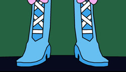 Size: 828x477 | Tagged: safe, artist:teentitansfan201, pinkie pie, equestria girls, g4, boots, boots shot, feet, high heel boots, legs, pictures of legs, shoes, solo