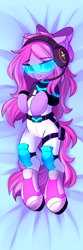 Size: 1000x3000 | Tagged: safe, artist:airiniblock, oc, oc only, oc:lillybit, earth pony, pony, rcf community, body pillow, body pillow design, clothes, solo