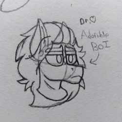 Size: 1975x1975 | Tagged: safe, artist:drheartdoodles, oc, oc:valentino, bust, long hair, long mane, male, portrait, sketch, stallion, traditional art