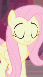 Size: 1080x1920 | Tagged: safe, edit, edited screencap, screencap, fluttershy, pegasus, pony, buckball season, fake it 'til you make it, g4, season 6, season 8, season 9, sweet and smoky, animated, cute, eyes closed, female, fluttergoth, mare, open mouth, open smile, shyabetes, smiling, solo, sound, tiktok, webm