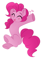 Size: 2307x3150 | Tagged: safe, artist:vetta, pinkie pie, earth pony, pony, g4, cute, diapinkes, high res, simple background, solo, white background