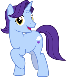 Size: 2600x3000 | Tagged: safe, artist:cheezedoodle96, november rain, pony, unicorn, g4, .svg available, friendship student, full body, high res, hooves, looking at you, male, open mouth, open smile, raised hoof, show accurate, simple background, smiling, smiling at you, solo, stallion, svg, tail, transparent background, vector