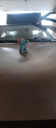 Size: 1828x4160 | Tagged: safe, rainbow dash, pegasus, pony, g4, back to the future, car, delorean, irl, photo, plushie