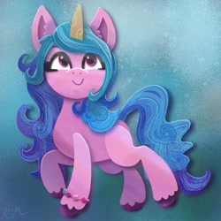 Size: 2048x2048 | Tagged: safe, artist:catscratchpaper, izzy moonbow, pony, unicorn, g5, female, high res, solo