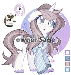 Size: 1280x1342 | Tagged: safe, artist:hoochuu, artist:mint-light, fleur-de-lis, hondo flanks, pony, unicorn, g4, abstract background, base used, clothes, deviantart watermark, eyelashes, female, fusion, male, mare, obtrusive watermark, open mouth, screencap reference, simple background, smiling, stallion, watermark, white background
