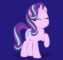 Size: 1261x1200 | Tagged: safe, artist:mrvector, starlight glimmer, pony, unicorn, g4, animated, cute, dancing, female, gif, glimmerbetes, loop, mare, movie accurate, simple background, smiling, solo, starlight glimmer day