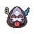 Size: 50x50 | Tagged: safe, discord, protoss, g4, alarak, emotes, heroes of the storm, picture for breezies, pixel art, reference, silly, simple background, smiling, solo, starcraft, transparent background, voice actor joke