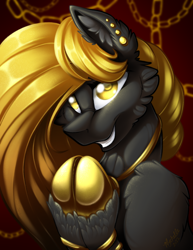 Size: 2550x3300 | Tagged: safe, artist:mychelle, oc, oc:fools gold, earth pony, pony, female, high res, mare, solo