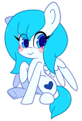 Size: 740x1080 | Tagged: safe, artist:riouku, oc, oc only, oc:angel love, pegasus, pony, cute, simple background, solo, transparent background, vector