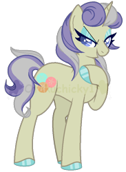 Size: 578x788 | Tagged: safe, artist:otakuchicky1, oc, oc:sand dollar, pony, unicorn, female, mare, offspring, parent:jet set, parent:upper crust, parents:upperset, simple background, solo, transparent background