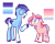 Size: 1572x1242 | Tagged: safe, artist:goldlines005, oc, oc only, pegasus, pony, unicorn, duo, eyelashes, female, glasses, horn, male, mare, pegasus oc, raised hoof, simple background, smiling, stallion, transparent background, unicorn oc