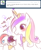 Size: 500x603 | Tagged: safe, pinkie pie, princess cadance, alicorn, earth pony, pony, ask young pinkamena, g4, baked bads, crying, cupcake, cute, cuteamena, eating, female, filly, foal, food, hoof hold, horn, korean, pinkamena diane pie, teary eyes, translated in the comments, younger