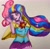 Size: 2997x2957 | Tagged: safe, artist:tealhikari, princess celestia, principal celestia, twilight sparkle, oc, oc:mystic sunrise, alicorn, equestria girls, g4, fusion, high res, multiple eyes, solo, third eye, three eyes, twilight sparkle (alicorn)