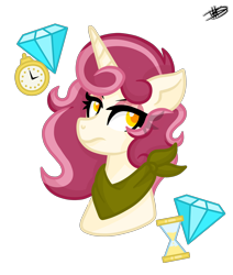 Size: 3884x4573 | Tagged: safe, artist:princessmoonsilver, oc, oc only, oc:dolce spiaro, pony, unicorn, bust, female, mare, portrait, simple background, solo, transparent background
