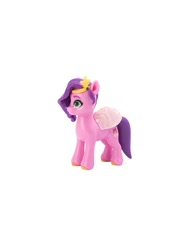 Size: 595x788 | Tagged: safe, egmont, pipp petals, pegasus, pony, g5, my little pony: a new generation, official, headband, irl, looking away, magazine, photo, pink, poland, simple background, solo, standing, toy, white background