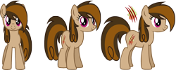 Size: 3081x1237 | Tagged: safe, artist:cayfie, oc, oc only, oc:cupcake slash, earth pony, pony, female, mare, simple background, solo, transparent background, vector