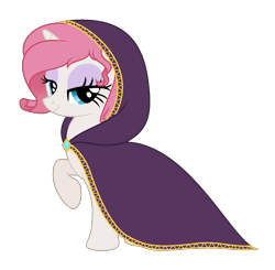 Size: 1749x1717 | Tagged: safe, artist:cindystarlight, oc, pony, unicorn, cloak, clothes, female, mare, simple background, solo, transparent background