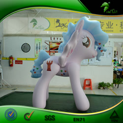 Size: 600x600 | Tagged: safe, cozy glow, inflatable pony, pegasus, pony, g4, bootleg, hongyi, inflatable, inflatable toy, irl, photo, solo, spread wings, wings