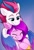 Size: 698x1024 | Tagged: safe, artist:luximus17, pipp petals, zipp storm, pegasus, pony, fanfic:how to hug your pegasis, g5, adorapipp, adorazipp, commission, commissioner:navelcolt, cover art, cuddling, cute, duo, fanfic, fanfic art, female, gradient background, hug, royal sisters (g5), siblings, sisters, winghug, wings