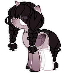 Size: 1721x1705 | Tagged: safe, artist:toffeelavender, oc, oc only, alicorn, pony, alicorn oc, clothes, eye clipping through hair, female, horn, mare, simple background, socks, solo, transparent background, wings