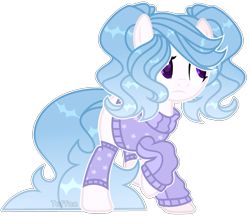 Size: 1837x1593 | Tagged: safe, artist:toffeelavender, oc, oc only, base used, clothes, female, frown, leg warmers, mare, simple background, solo, transparent background