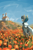 Size: 3587x5425 | Tagged: safe, artist:龙宠, oc, oc only, oc:star shadow, pony, unicorn, absurd resolution, astronaut, building, flower, hill, horn, looking at something, meadow, sky, solo, spacesuit, unicorn oc