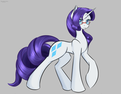 Size: 1280x1000 | Tagged: safe, artist:renarde-louve, rarity, pony, unicorn, g4, female, glasses, looking at you, mare, rarity's glasses