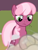 Size: 165x215 | Tagged: safe, edit, edited screencap, screencap, cheerilee, earth pony, pony, g4, my little pony: friendship is magic, season 2, the return of harmony, cheerilee is not amused, cropped, looking down, unamused