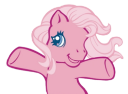 Size: 3385x2490 | Tagged: safe, pinkie pie (g3), earth pony, pony, g3, my little pony live, official, arms in the air, bipedal, flowing mane, half body, high res, pose, simple, simple background, solo, stock vector, transparent background, vector