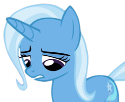 Size: 781x633 | Tagged: safe, edit, edited screencap, editor:twilyisbestpone, screencap, trixie, pony, unicorn, g4, no second prances, season 6, background removed, female, mare, not a vector, sad, simple background, solo, transparent background