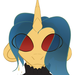 Size: 3096x3096 | Tagged: safe, artist:wata, oc, oc only, oc:wata, pony, unicorn, dripping eyes, floppy ears, high res, looking at you, male, simple background, solo, stallion, transparent background