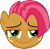 Size: 4000x3887 | Tagged: safe, artist:jailboticus, babs seed, earth pony, pony, g4, babsface, head, head only, simple background, smiling, smug, solo, transparent background, u mad, vector