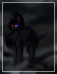 Size: 2090x2695 | Tagged: safe, artist:stormcloud-yt, oc, oc only, pegasus, pony, eye scar, heterochromia, high res, male, pegasus oc, scar, solo, stallion