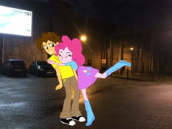 Size: 3256x2448 | Tagged: safe, artist:yungstuff, cheese sandwich, pinkie pie, equestria girls, g4, equestria girls in real life, equestria girls-ified, female, high res, irl, male, photo, ship:cheesepie, shipping, straight
