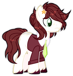 Size: 1401x1459 | Tagged: safe, artist:toffeelavender, oc, oc only, earth pony, pony, base used, clothes, ear piercing, earth pony oc, male, necktie, piercing, simple background, solo, stallion, transparent background, unshorn fetlocks