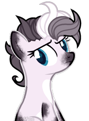 Size: 632x863 | Tagged: safe, artist:toffeelavender, oc, oc only, earth pony, pony, base used, bust, earth pony oc, eyelashes, female, frown, mare, simple background, solo, transparent background