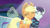 Size: 1280x720 | Tagged: safe, screencap, applejack, coloratura, earth pony, pony, g4, my little pony: friendship is magic, season 5, the mane attraction, applejack's hat, cowboy hat, cute, daaaaaaaaaaaw, duo, duo female, female, hat, jackabetes, mare, nuzzling, rarabetes, triangle