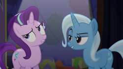 Size: 1280x720 | Tagged: safe, screencap, starlight glimmer, trixie, pony, unicorn, g4, no second prances, female, mare