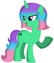 Size: 6866x8000 | Tagged: safe, artist:laszlvfx, oc, oc:mint aurora, pony, unicorn, absurd resolution, base used, female, mare, simple background, solo, transparent background, vector