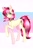 Size: 1440x2160 | Tagged: safe, artist:noyakki, roseluck, pony, g4, collar, commission, commissioner:doom9454, cute, pet tag, pony pet, rosepet