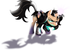 Size: 11703x7662 | Tagged: safe, artist:php178, oc, oc only, oc:cognitum, oc:true resistance, alicorn, cognitum alicorn, original species, pony, fallout equestria, my little pony: the movie, .svg available, absurd resolution, alicorn oc, battle stance, biker jacket, clothes, cognitum, colored pupils, colored wings, delta pipbuck, duality, eyebrows, face down ass up, female, folded wings, glowing, glowing eyes, glowing eyes of doom, glowing horn, gradient hooves, gradient wings, gun, handgun, highlights, horn, inkscape, jacket, leaning forward, leather jacket, leg guards, luminescence, magic, magic overload, mane, manifestation, mare, movie accurate, orb, pipbuck, pistol, ponified, reflection, relentless sorrow (psalm's handgun), revolver, security, shading, shadow, shield, simple background, smiling, solo, sparking horn, sparkles, svg, tail, telekinesis, transparent background, two toned mane, two toned tail, vector, weapon, wings