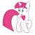 Size: 893x895 | Tagged: safe, artist:estories, artist:foxyfell1337, lovestruck, pony, unicorn, g4, female, full body, hooves, horn, mare, open mouth, raised hoof, show accurate, shrunken pupils, simple background, solo, standing, tail, transparent background