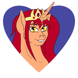 Size: 894x894 | Tagged: safe, artist:countessmrose, oc, oc:khunis jirall, alicorn, pony, crown, deviantart watermark, heart, hearts and hooves day, jewelry, obtrusive watermark, regalia, simple background, transparent background, watermark